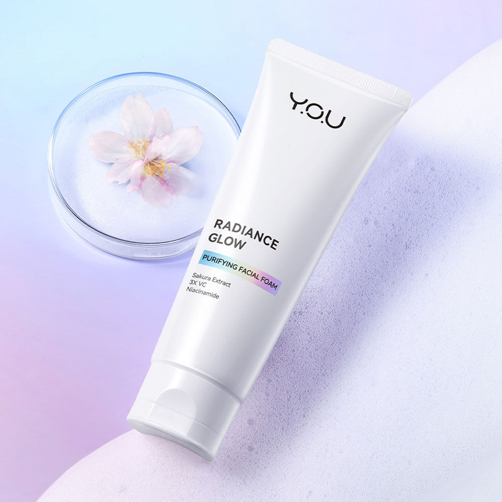 Y O U Radiance Glow Purifying Facial Foam 100g